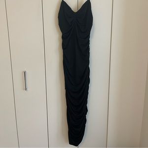 Ruched Bodycon Maxi Dress